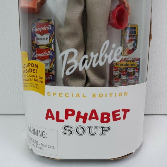 Campbell's Barbie Alphabet Soup Special Edition - Picture 3 of 9
